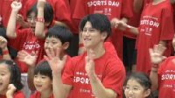 世界体操3連覇・橋本大輝が子供たちを釘付け！「1人でも多くの人が心を動かせるように･･･」
