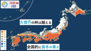 真冬の寒さの成人の日　大雪の峠は越える