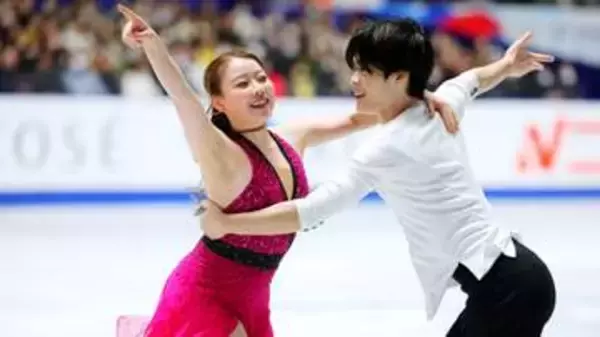 【フィギュア】紀平梨花がパートナーと息ぴったりの洗練されたスケーティング披露　ファンからも感嘆の声