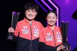 「【卓球】張本兄妹がアベック優勝　智和「1人の優勝より比べものにならないくらいうれしい」　祝勝会で食べたいものは意見合わず？」の画像1