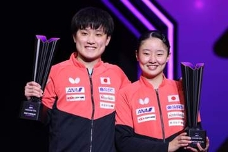 【卓球】張本兄妹がアベック優勝　智和「1人の優勝より比べものにならないくらいうれしい」　祝勝会で食べたいものは意見合わず？