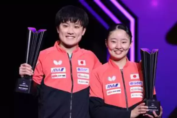 【卓球】張本兄妹がアベック優勝　智和「1人の優勝より比べものにならないくらいうれしい」　祝勝会で食べたいものは意見合わず？