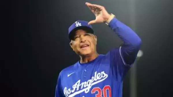 この日の主役はロバーツ監督　MLB史上最速で1000勝達成の指揮官を大谷翔平も祝福　試合後にはシャンパンで祝杯