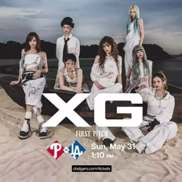 XG、大谷翔平選手らが所属のドジャース戦で始球式決定　ワールドツアー北米公演の詳細も発表