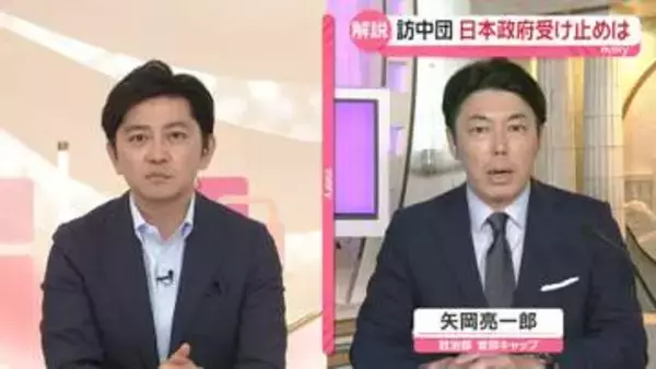 【解説】日本政府の受け止めは？　超党派の国会議員団が中国・北京を訪問　中国共産党幹部らと会談へ