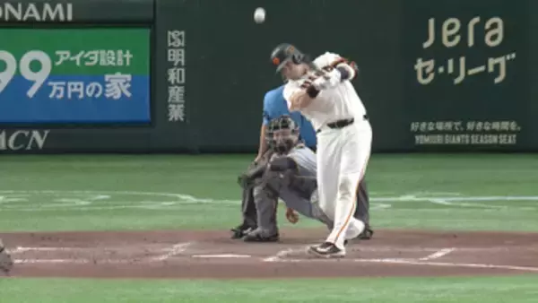 【巨人】ダルベックが反撃の19号ソロ　今季阪神戦で8本目アーチとキラーぶり発揮