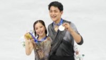 りくりゅう・三浦璃来が連れてきた懐かしの“あの子”金メダルと同じくらい大きなぬいぐるみを持参