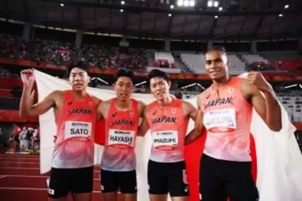 日本がマイルリレーで12年ぶり金メダル　最後は4走の中島佑気ジョセフがトップを譲らず！