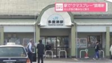 駅で“クマスプレー”誤噴射　8人が目の痛みなど訴え