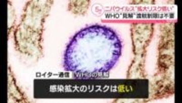 インドで感染確認「ニパウイルス」　“感染拡大リスク低い”WHOが見方示す…ロイター通信