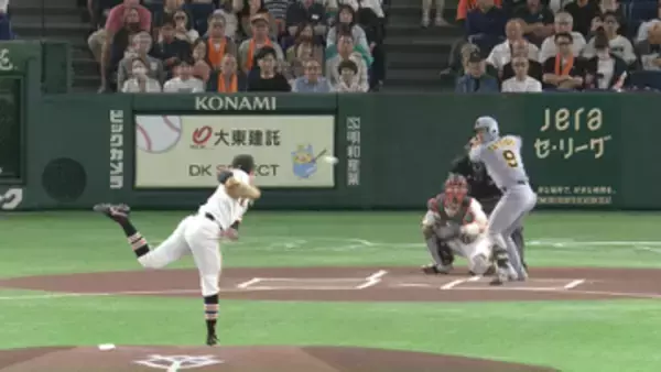 【巨人vs阪神】ドラフト1位ルーキーがプロの舞台で初対戦　第1打席の結果は？　竹丸和幸vs立石正広
