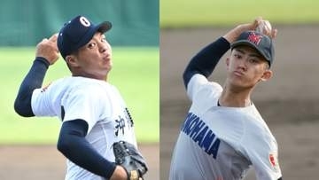 【高校野球】注目の沖縄尚学vs横浜の一戦　横浜の2点リードでクーリングタイム突入　横浜エース・織田翔希は5回を終え82球・8奪三振
