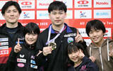 「【卓球】2連覇狙う松島輝空　兄弟と共に全日本に挑む「自分も負けてられないなという気持ち」妹・美空＆弟・翔空と試合前談笑」の画像1