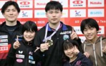 【卓球】2連覇狙う松島輝空　兄弟と共に全日本に挑む「自分も負けてられないなという気持ち」妹・美空＆弟・翔空と試合前談笑
