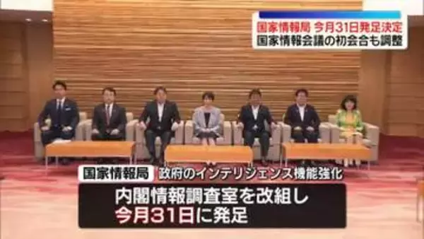 国家情報局　31日に発足　政府が閣議で決定