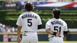 「村上宗隆が自身の18号ではなくメジャー初陣の西田陸浮の初ヒットを投稿」の画像1