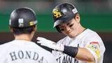 「【ソフトバンク】栗原陵矢が両リーグトップの16本塁打　交流戦でも勢い止まらず2カードで4本塁打放つ」の画像1
