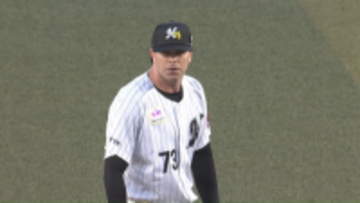 【ロッテ】先発デビューのロングは6回途中2失点　5回まではわずか1安打も…6回に乱調　2番手・八木がしのぎ切れず