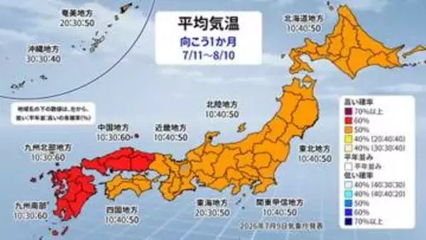 【フカボリ天気】真夏に向かってまっしぐら　この先は関東も猛烈な暑さに　8月にかけて高温予想続く