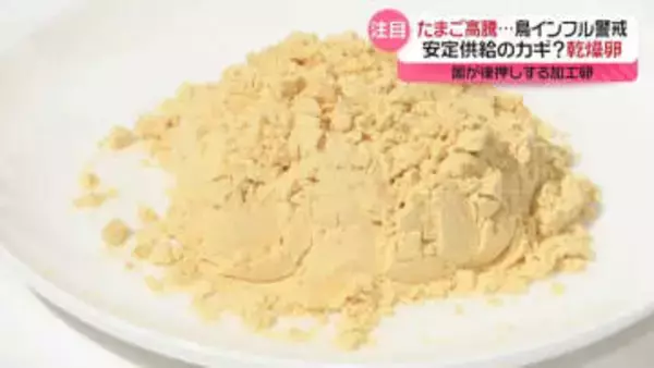 「乾燥卵」どんな味？　活用法は？　価格高止まりのたまご、安定供給のカギに　国が後押し