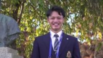 【ロッテ】2巡目指名・毛利海大と指名挨拶　上田希由翔・山下舜平大ら先輩からの連絡は？　地元球団・ソフトバンクには「抑えたい」