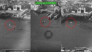 アメリカ中央軍　イランへの攻撃で初使用の自爆型無人水上艇の映像公開