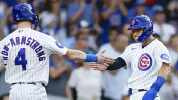鈴木誠也が押し出し含む3四球&2打点　連続試合安打は9でストップもチームの大勝に貢献