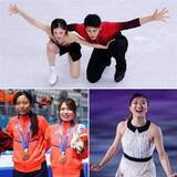 「りくりゅうの“完コピ”　スピードスケートの髙木美帆＆佐藤綾乃がコラボ　坂本花織はセンターでリスペクトの決めポーズ」の画像1