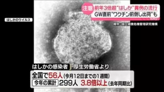 異例のはしか流行 　ワクチン「不足という情報が…」医師は問題指摘　“隠れコロナ”も増加か