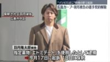 広島カープ　羽月隆太郎選手の契約を解除　“ゾンビたばこ”使用の罪で起訴