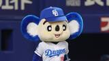 「侍ジャパンと中日の試合にドアラも登場！　前回対戦時には大谷翔平からの“ハイタッチスルー”などやりとりが話題に」の画像1