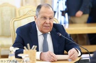米露外相会談　ウクライナへの「継続的な武器供給は容認できない」ラブロフ外相が強調