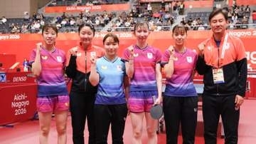 【卓球】女子団体・日本が決勝進出　早田ひな、張本美和、長﨑美柚が圧巻ストレート勝ち　1ゲームも落とさず韓国下す　60年ぶり『金』へ、中国と頂上決戦〈アジア競技大会〉