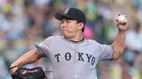 「【巨人】小笠原慎之介は7回1失点で降板　要所を抑える粘投も…6回に佐藤輝明の先制弾浴びる」の画像1