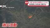 「岩手・山林火災　住宅から数百メートルに迫る火柱…自宅前に水をまく様子も」の画像1
