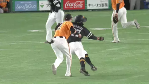 【巨人】吉川尚輝が好守備で終盤の悪い流れ断ち切る　素早い身のこなし&送球でダブルプレー完成