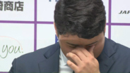 佐々木麟太郎が会見で涙「一番思いを寄せていただいていた球団」ソフトバンクへ込み上げた思い　MLBマーリンズ入団を決意