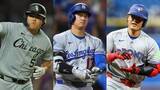 「今季2度目！日本人選手3人が同日に豪快弾　大谷翔平は6年連続30号　村上宗隆は29号　岡本和真は球団新人記録25号」の画像1