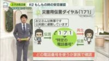 もしもの時の安否確認　災害用伝言ダイヤル「171」【あす大災害、だとしたら？】