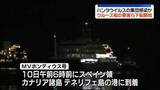 「“ハンタウイルス集団感染疑い”クルーズ船がカナリア諸島に到着、乗客らが下船開始」の画像1
