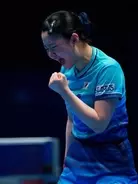 【卓球】張本美和が崖っぷちから大逆転V　マッチポイント握られるも8連続ポイントで世界4位の朱雨玲を下す　大藤沙月とのダブルスで2冠も達成