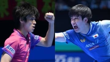 【卓球】アジアカップ男子4強決定　戸上隼輔は世界2位の中国選手撃破　準決勝で張本智和と対決　宇田幸矢はベスト8で敗退
