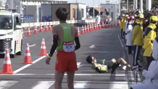 【箱根駅伝】大東文化大学が必死のリレー　3区の1年・菅﨑大翔が倒れながら襷繋ぐ