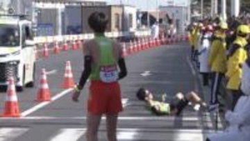 【箱根駅伝】大東文化大学が必死のリレー　3区の1年・菅﨑大翔が倒れながら襷繋ぐ