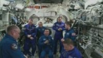 油井宇宙飛行士、地球に帰還　予定より早くISSから