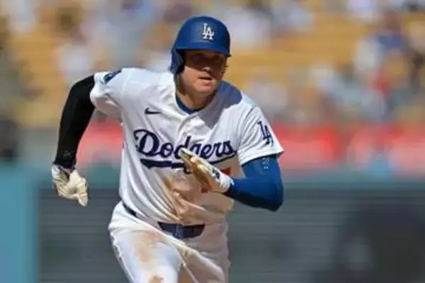 【ドジャース】大谷翔平が2塁打で先頭出塁し先制に貢献　左中間深々やぶる長打で5試合連続ヒット　内野守備位置＆打球見極め好スタートでホームイン