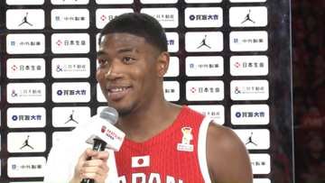 八村塁「楽しかったですね。皆さんの前で勝つことができて本当によかった」　30得点で勝利に貢献　日本はカタールから123得点で圧勝【バスケW杯最終予選】