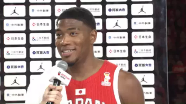 八村塁「楽しかったですね。皆さんの前で勝つことができて本当によかった」　30得点で勝利に貢献　日本はカタールから123得点で圧勝【バスケW杯最終予選】