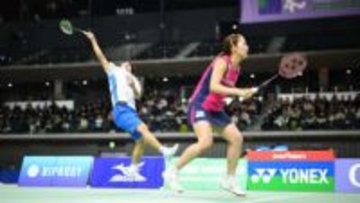 【バドミントン】松山奈未と緑川大輝による新結成・混合ダブルス　初戦はストレート勝利で上々の滑り出し