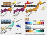 「【1か月予報】西日本や東日本の高温傾向は続く」の画像1